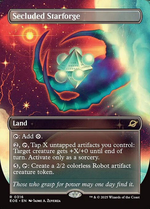 Secluded Starforge (Borderless) - Edge of Eternities