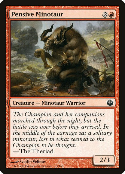 Pensive Minotaur - Journey Into Nyx