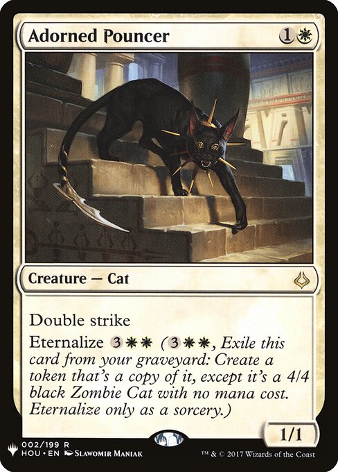 Adorned Pouncer - The List Reprints