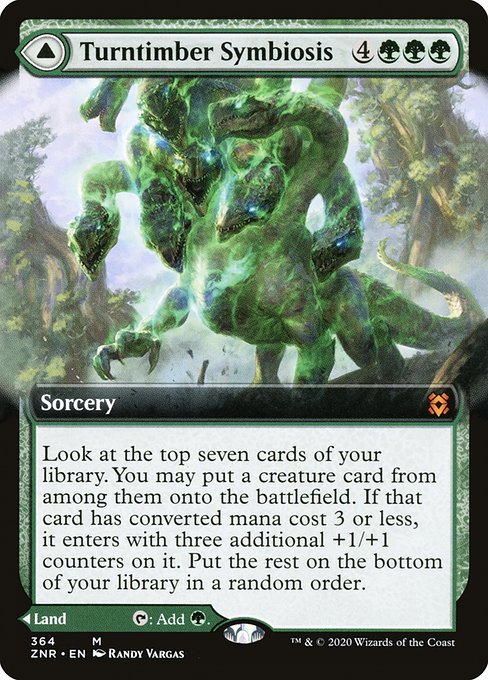 Turntimber Symbiosis (Extended Art) - Zendikar Rising