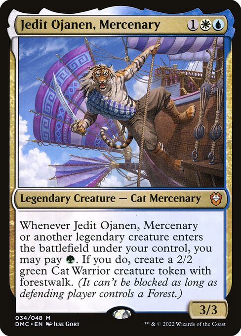 Jedit Ojanen, Mercenary - Commander: Dominaria United