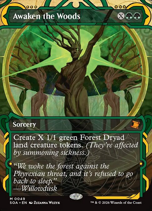 Awaken the Woods (Foil) - Secrets of Strixhaven: Mystical Archive