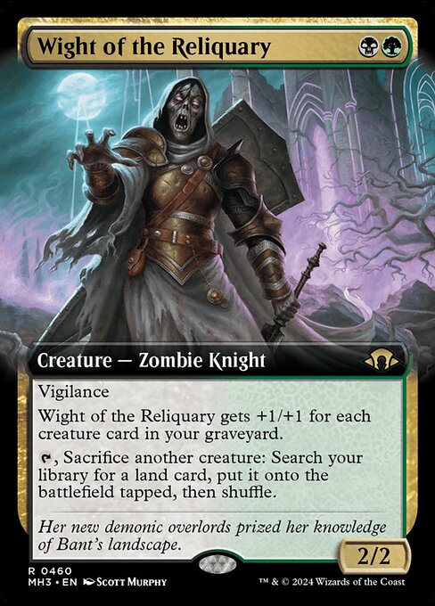 Wight of the Reliquary (Extended Art) (Foil) - Modern Horizons 3