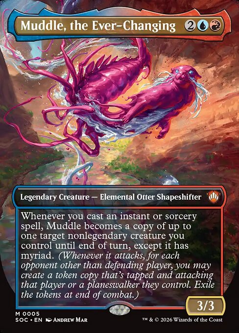Muddle, the Ever-Changing (Borderless) - Commander: Secrets of Strixhaven