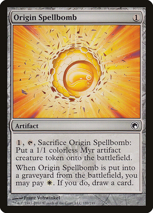 Origin Spellbomb (Foil) - Scars of Mirrodin