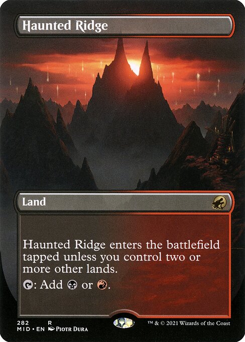 Haunted Ridge (Borderless) - Innistrad: Midnight Hunt