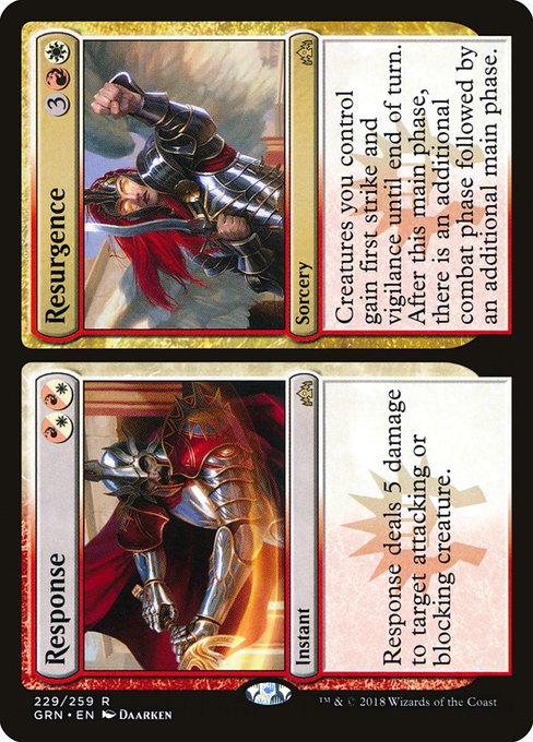 Response // Resurgence (Foil) - Guilds of Ravnica