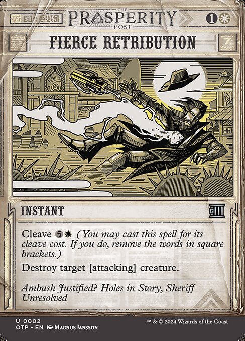 Fierce Retribution - Outlaws of Thunder Junction: Breaking News