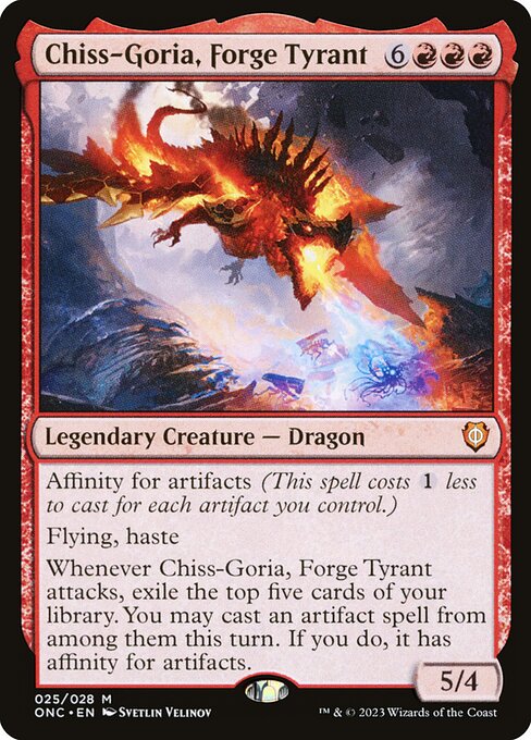 Chiss-Goria, Forge Tyrant - Commander: Phyrexia: All Will Be One