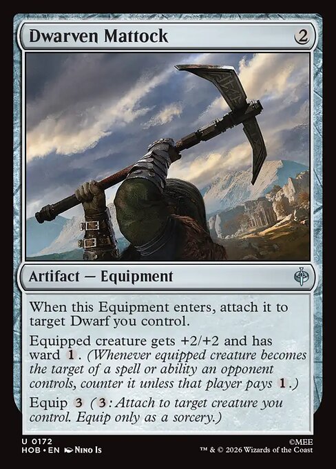 Dwarven Mattock (Foil) - The Hobbit