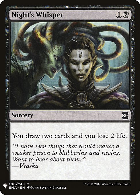 Night's Whisper - The List Reprints