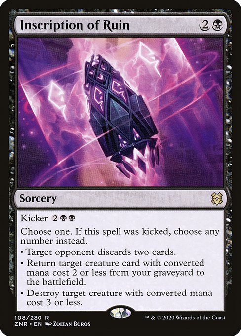 Inscription of Ruin - Zendikar Rising