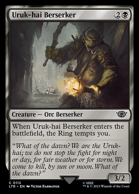 Uruk-hai Berserker - Universes Beyond: The Lord of the Rings: Tales of Middle-earth