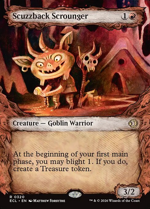 Scuzzback Scrounger (Showcase) (Foil) - Lorwyn Eclipsed
