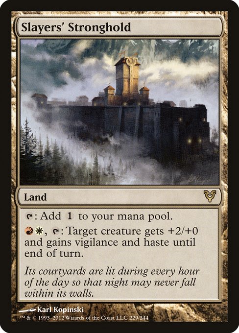 Slayers' Stronghold (Foil) - Avacyn Restored