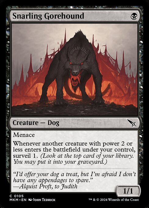 Snarling Gorehound - Murders at Karlov Manor
