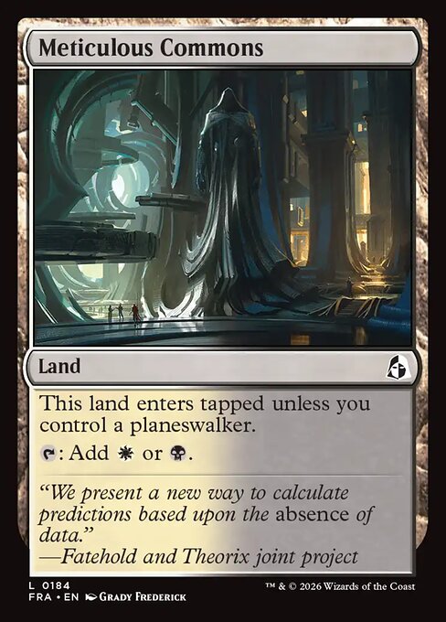 Meticulous Commons (Foil) - Reality Fracture