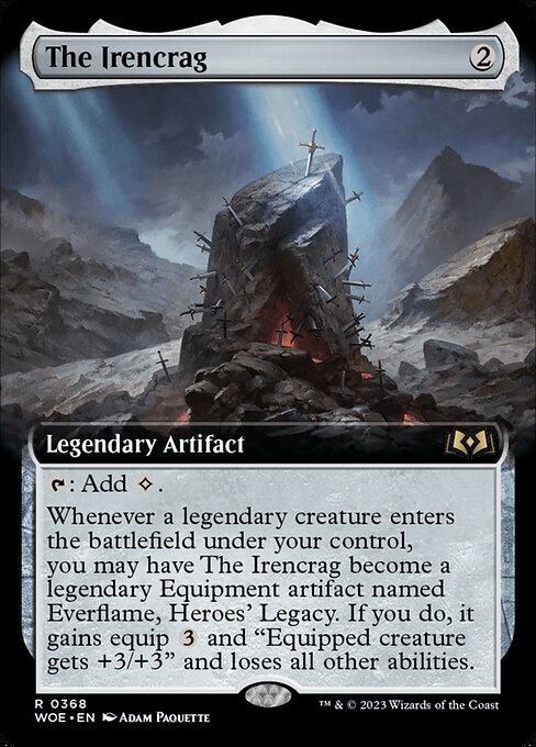 The Irencrag (Extended Art) - Wilds of Eldraine