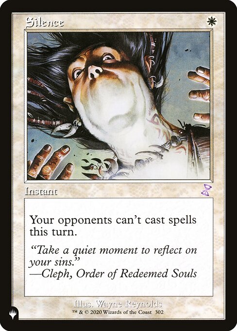 Silence - The List Reprints