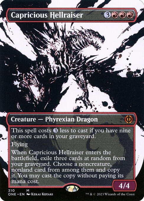 Capricious Hellraiser (Showcase) - Phyrexia: All Will Be One