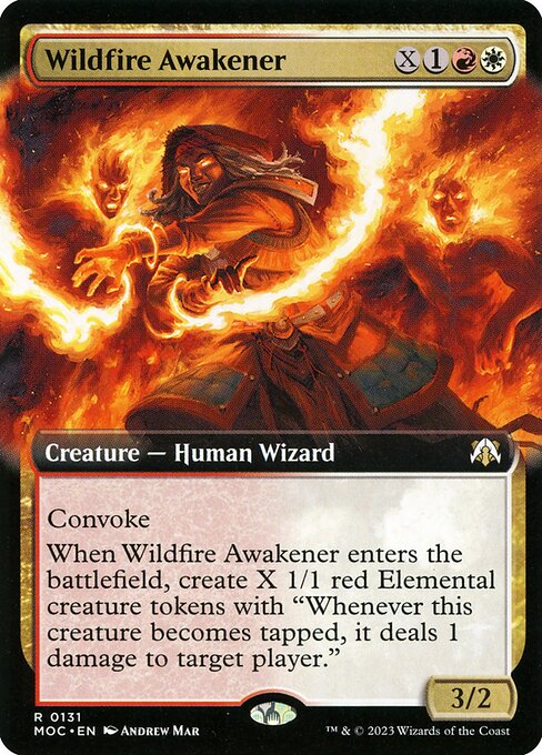 Wildfire Awakener (Extended Art) - Commander: March of the Machine
