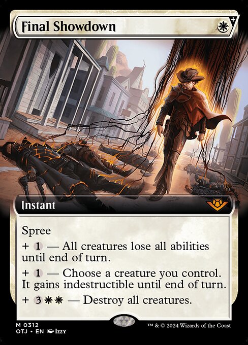 Final Showdown (Foil) - Outlaws of Thunder Junction
