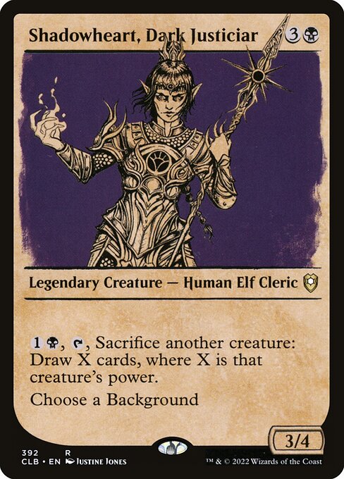 Shadowheart, Dark Justiciar (Showcase) - Commander Legends: Battle for Baldur's Gate