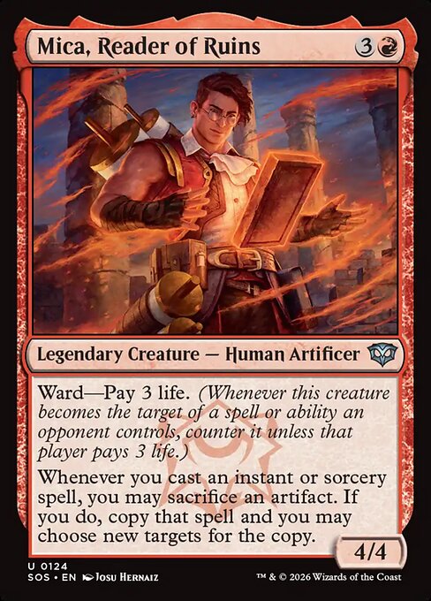 Mica, Reader of Ruins (Foil) - Secrets of Strixhaven