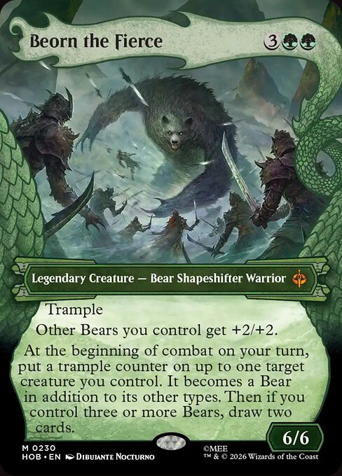 Beorn the Fierce (Showcase) (Foil) - The Hobbit