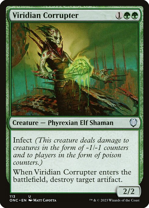 Viridian Corrupter - Commander: Phyrexia: All Will Be One