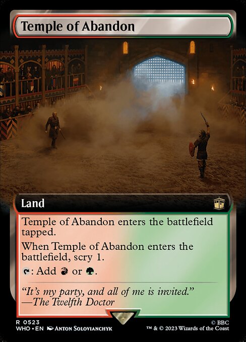 Temple of Abandon (Extended Art) - Universes Beyond: Doctor Who
