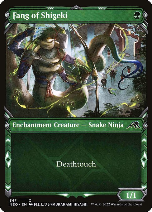 Fang of Shigeki (Showcase) - Kamigawa: Neon Dynasty
