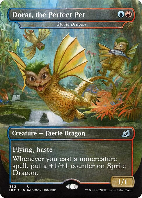 Dorat, the Perfect Pet - Sprite Dragon - Ikoria: Lair of Behemoths