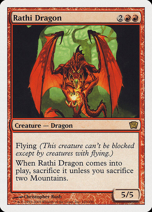 Rathi Dragon (Foil) - 9th Edition