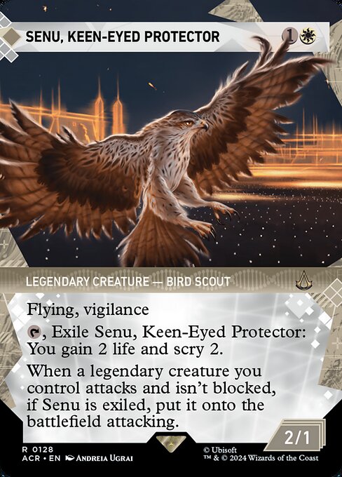 Senu, Keen-Eyed Protector (Showcase) - Universes Beyond: Assassin's Creed