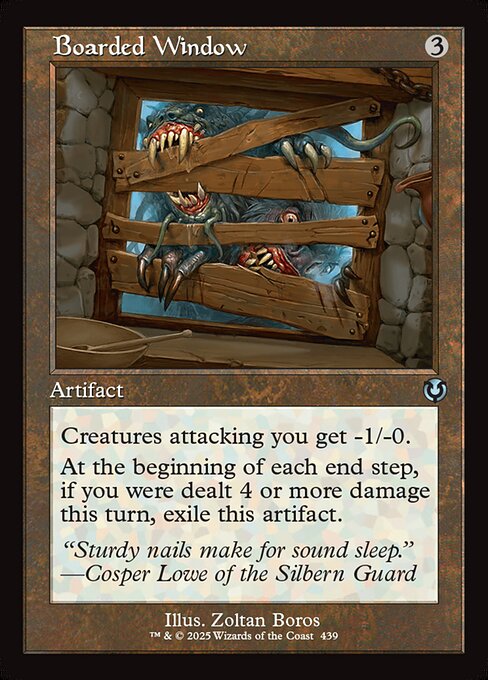 Boarded Window (Retro Frame) - Innistrad Remastered