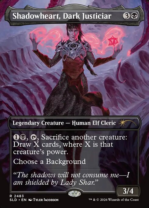 Shadowheart, Dark Justiciar (Foil) - Secret Lair Drop Series