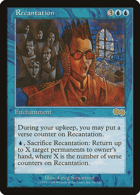 Recantation - Urza's Saga