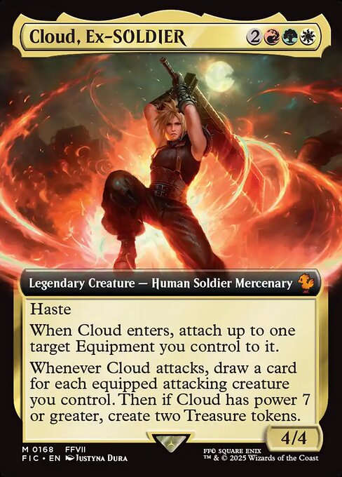 Cloud, Ex-SOLDIER (Extended Art) (Foil) - Commander: FINAL FANTASY