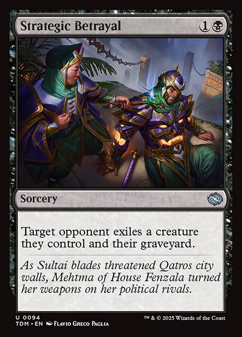 Strategic Betrayal (Foil) - Tarkir: Dragonstorm