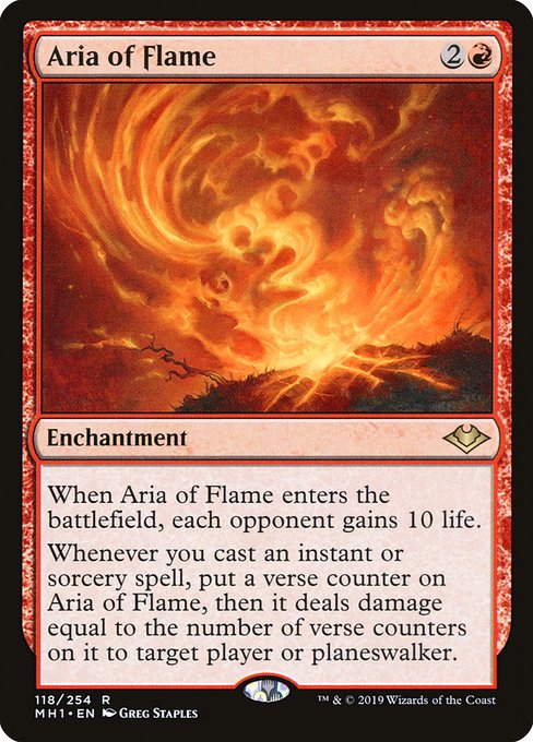 Aria of Flame (Foil) - Modern Horizons