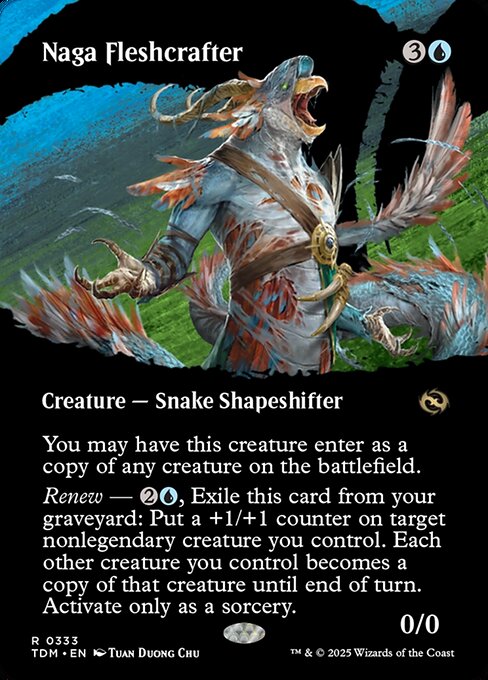Naga Fleshcrafter (Borderless) - Tarkir: Dragonstorm