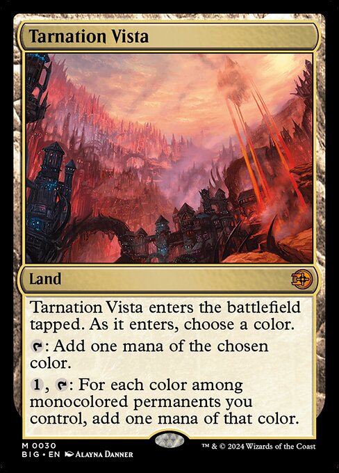 Tarnation Vista (Foil) - Outlaws of Thunder Junction: The Big Score