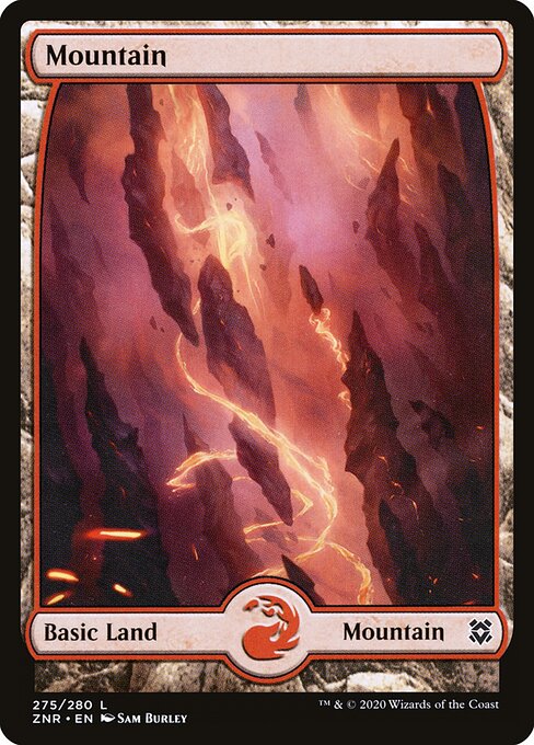 Mountain (275) - Full Art (Foil) - Zendikar Rising