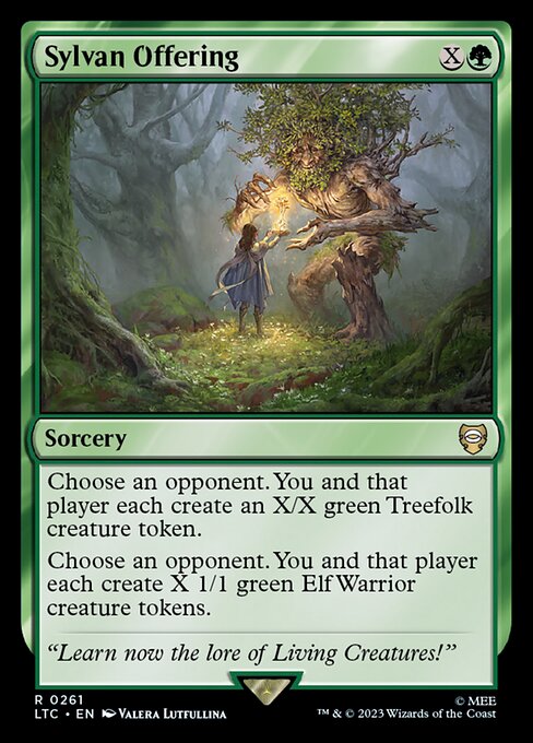 Sylvan Offering - Commander: The Lord of the Rings: Tales of Middle-earth