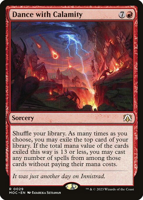 Dance with Calamity - Commander: March of the Machine