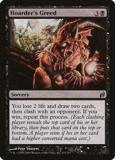 Hoarder's Greed (Foil) - Lorwyn
