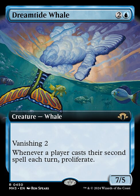 Dreamtide Whale (Extended Art) - Modern Horizons 3
