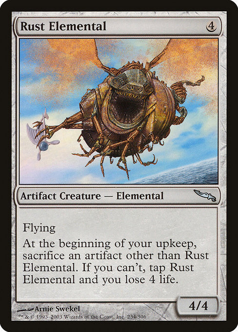 Rust Elemental (Foil) - Mirrodin