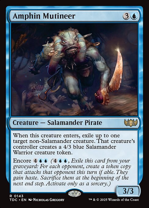 Amphin Mutineer - Commander: Tarkir: Dragonstorm
